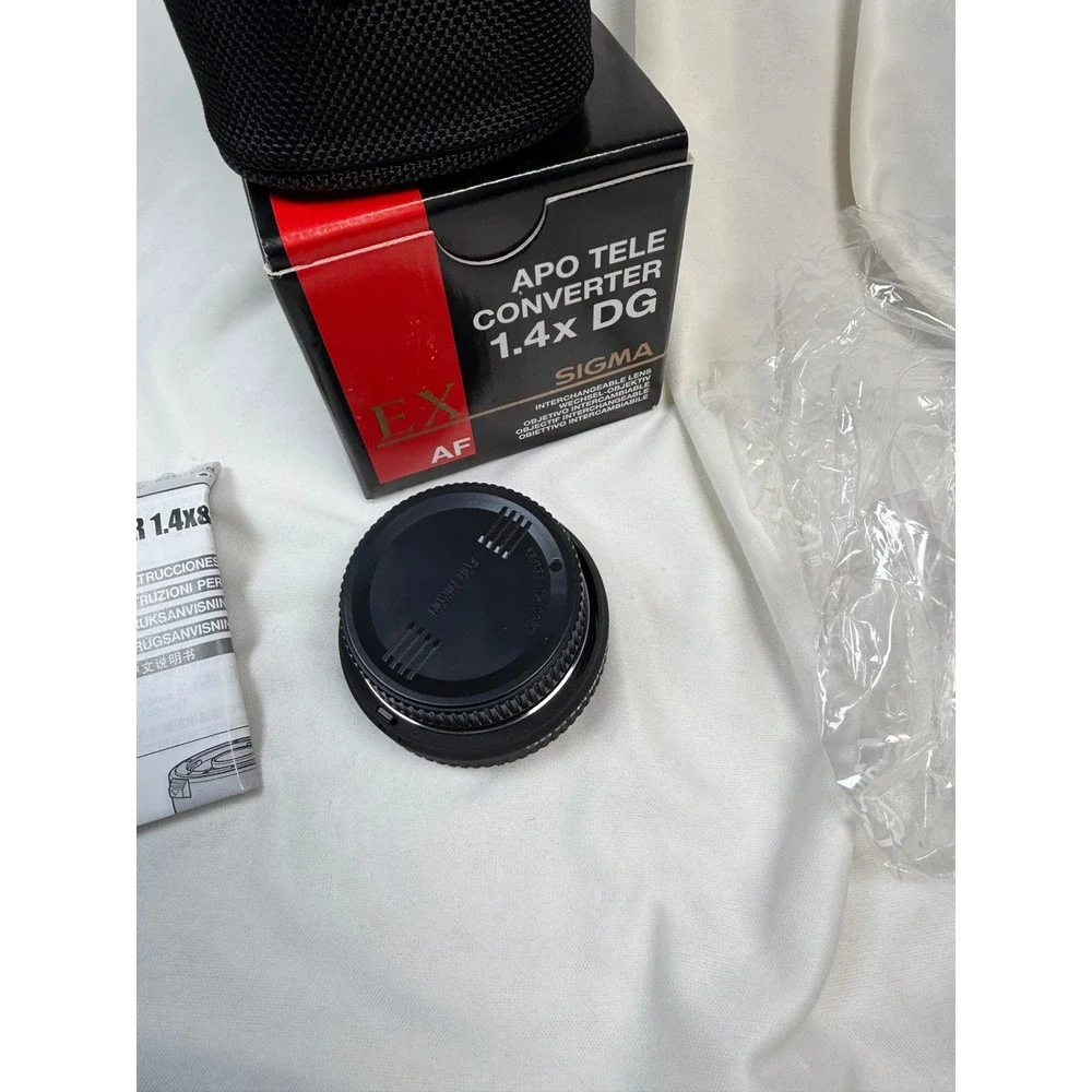 New Sigma APO Tele Converter 1.4x DG EX AF for Nikon AF-D with Case and Box